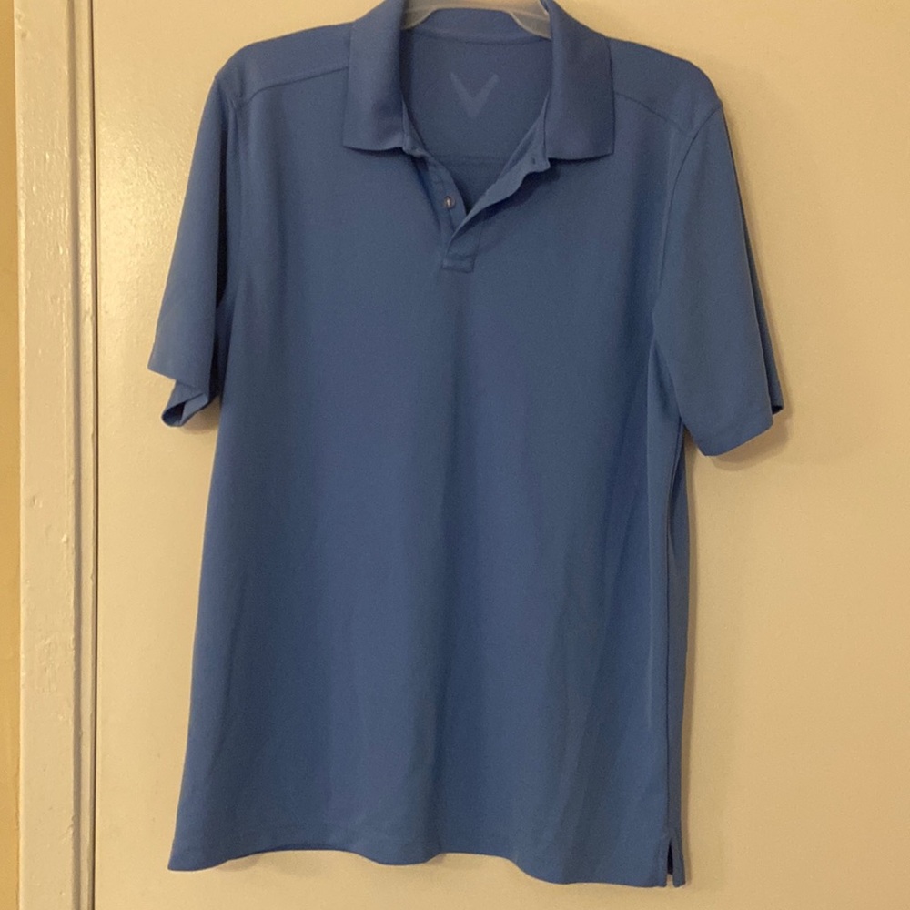 Callaway 100% polyester, men’s polo shirt, size XXL.